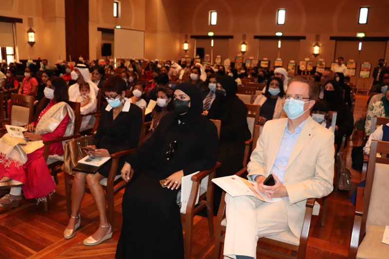 The Emirates Environmental Group celebrates the winners of the Environmental Drawing Competition