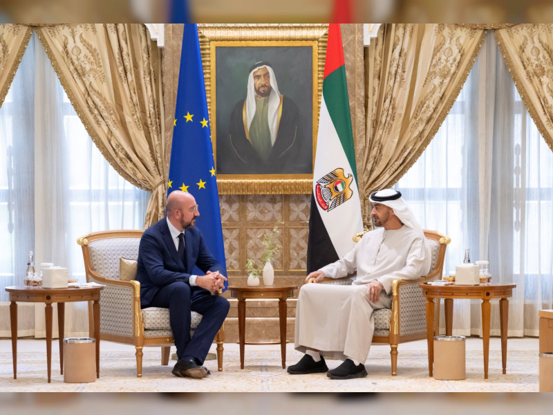 UAE President receives President of European Council