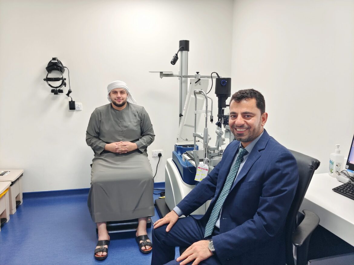 Moorfields Eye Hospital in Abu Dhabi saves the vision —and the career— of future dentist