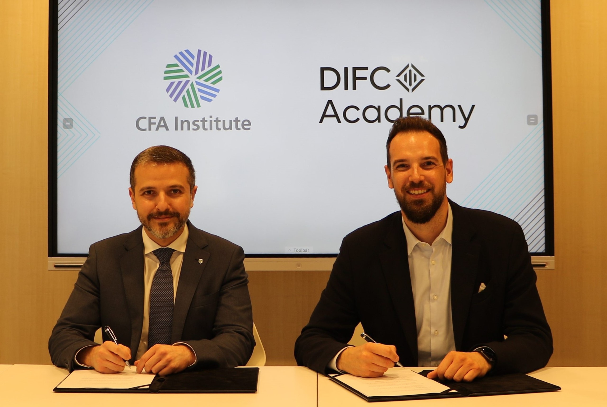 DIFC Academy and CFA Institute ink partnership agreement