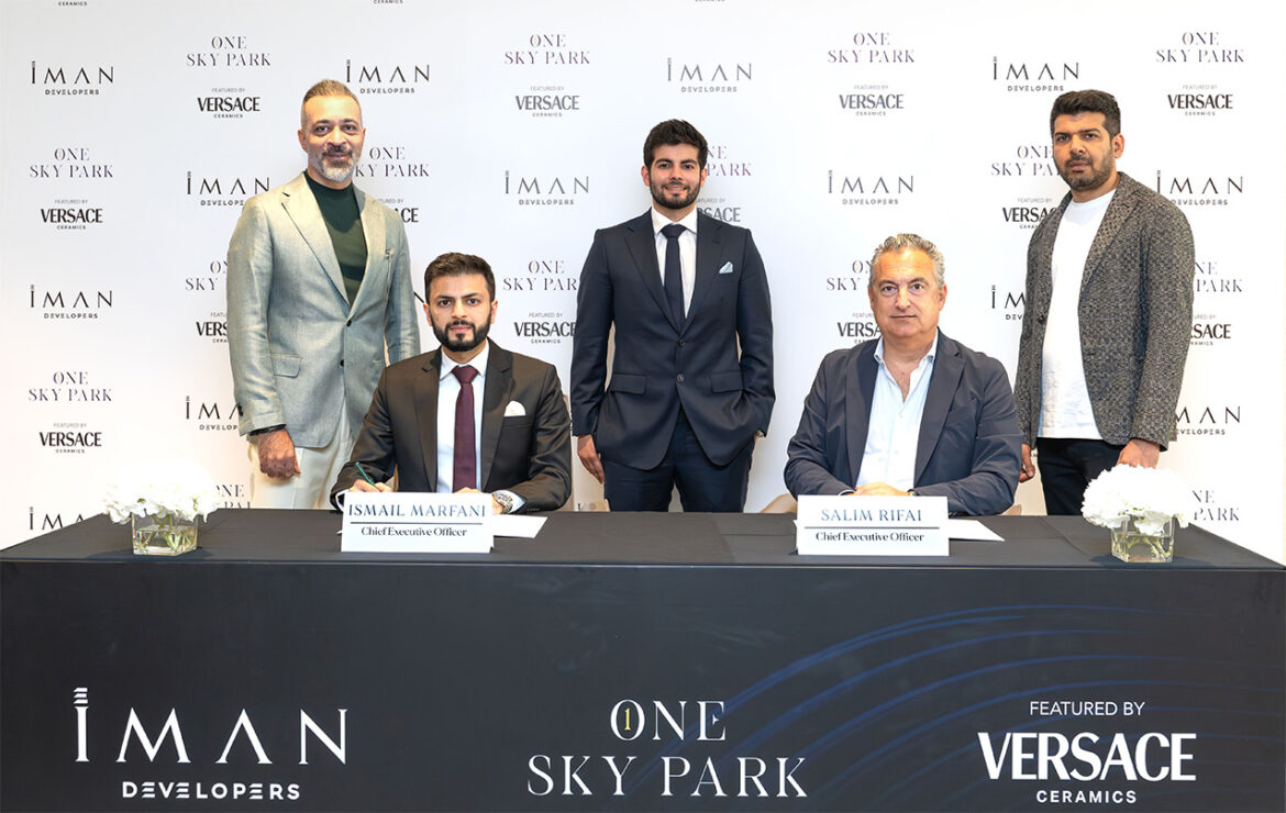 IMAN Developers onboards Versace Ceramics for One Sky Park in Jumeirah Village Circle (JVC)