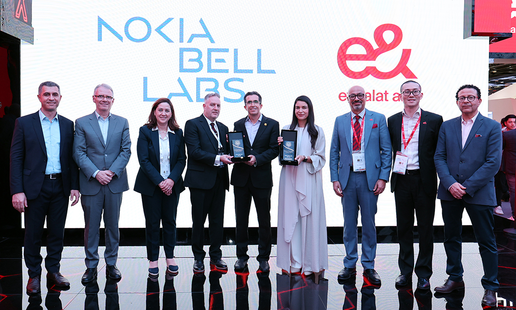 e& and Nokia Bell Labs wins ‘MEA Business Technology Achievement Award’ from SAMENA Council