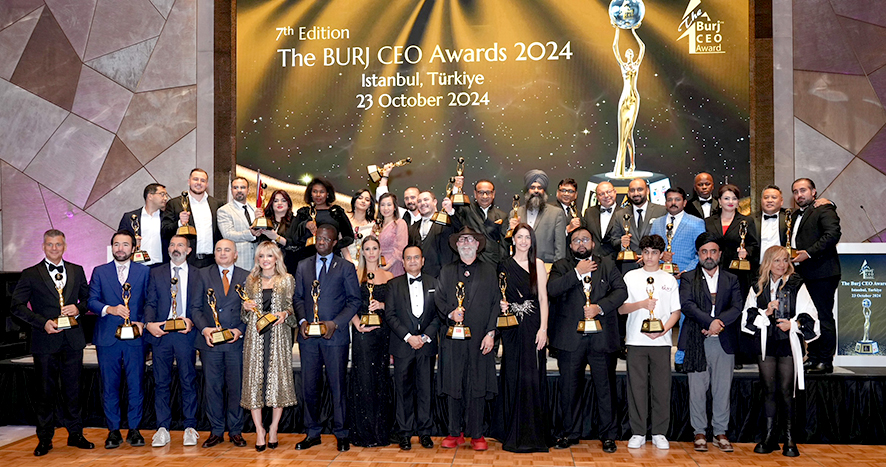 Global Leaders Celebrate Excellence at the 7th Edition of the Burj CEO Awards 2024 in Istanbul, Türkiye