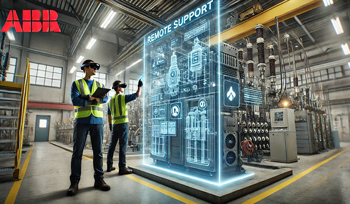 ABB Transforms Service with Augmented Reality at ADIPEC 2024