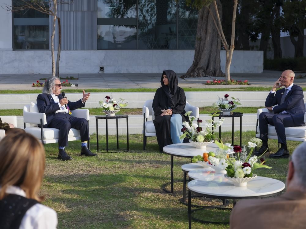 Latifa bint Mohammed meets with recipients of 2024 Arab Great Minds Awards in Architecture and Art