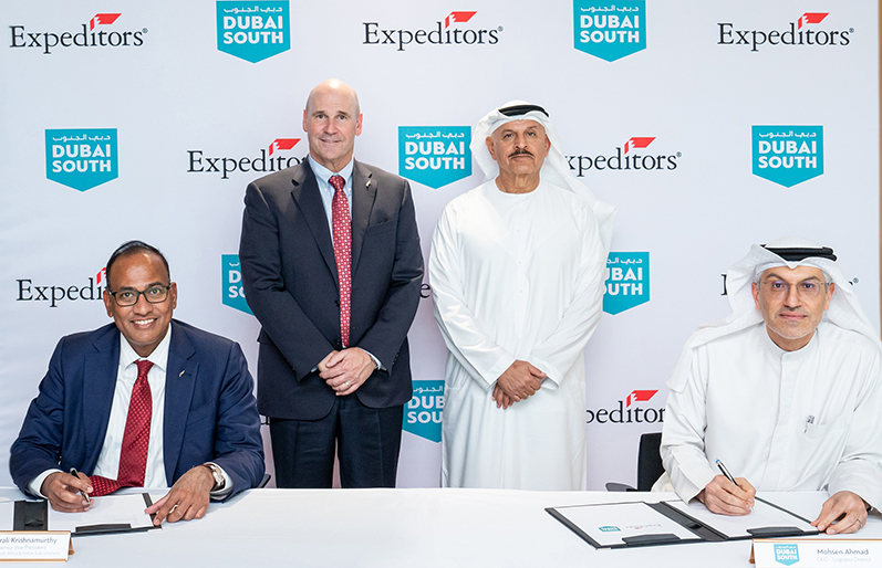 DUBAI SOUTH AND EXPEDITORS SIGN AGREEMENT TO OPEN A NEW FACILITY AT THE LOGISTICS DISTRICT