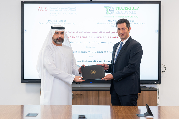 AUS and Transgulf sign MoA to boost industry-academia collaboration for engineering students