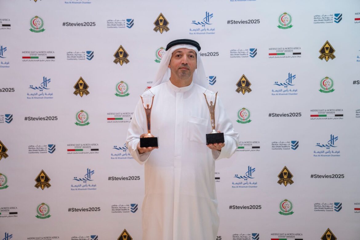 Saud Salim Al Mazrouei wins Most Innovative Leader of the Year at Stevie Awards 2025