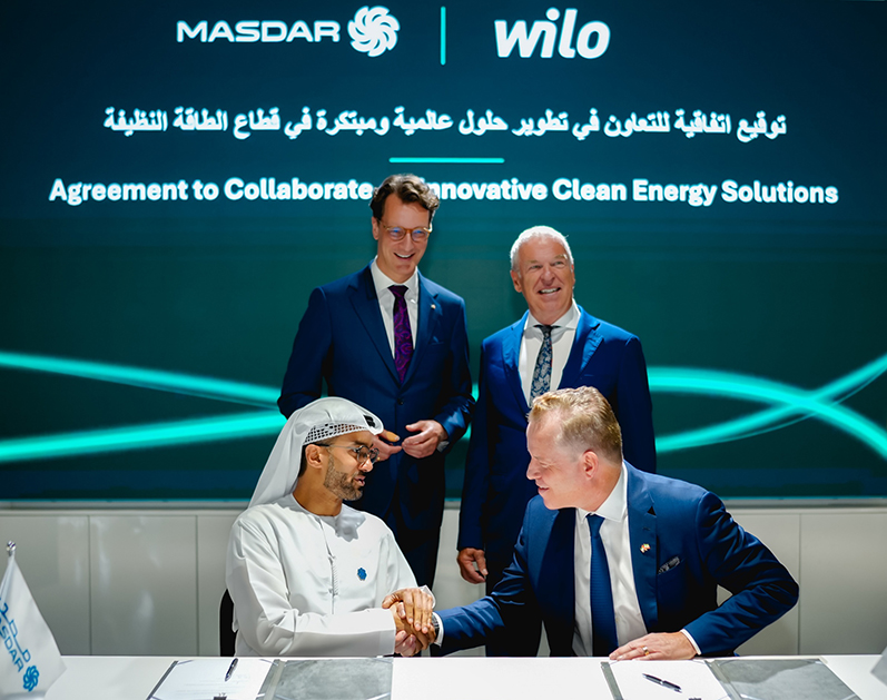 Wilo and Masdar Forge Strategic Partnership to Advance Renewable Energy and Efficiency Solutions in the Middle East