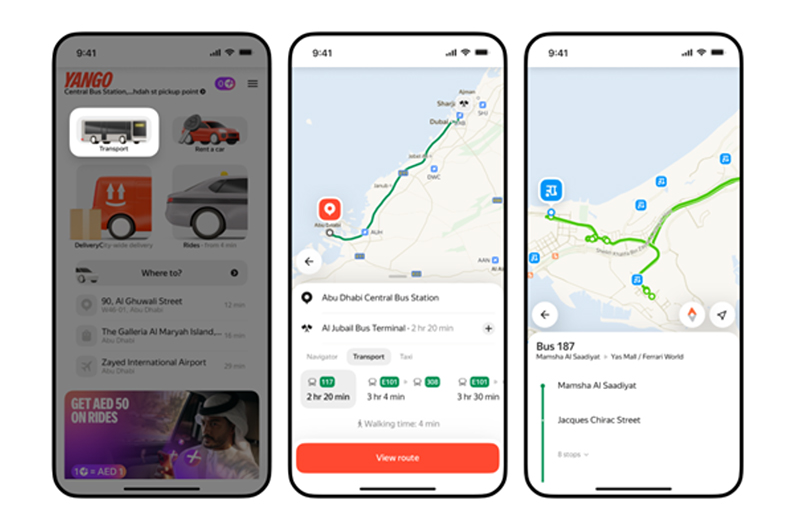 Yango Launches Enhanced Commuting Experience in Abu Dhabi and Sharjah with Transport Service