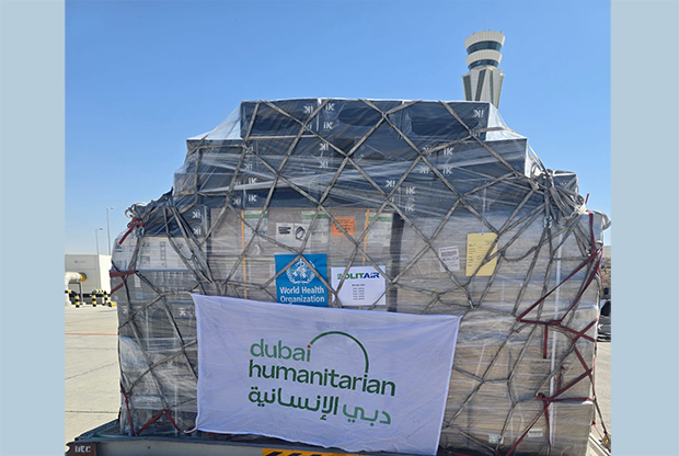 Dubai Humanitarian airlifts critical medical supplies with WHO to support efforts to combat Ebola in the Democratic Republic of the Congo