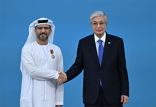 Kazakhstan President Awards AD Ports Group CEO Captain Mohamed Juma Al Shamisi the Order of Friendship