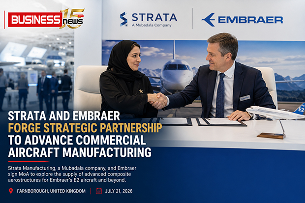 Strata and Embraer Forge Strategic Partnership to Advance Commercial Aircraft Manufacturing