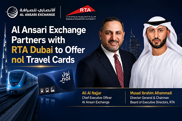 Al Ansari Exchange Partners with RTA Dubai to Offer nol Travel Cards