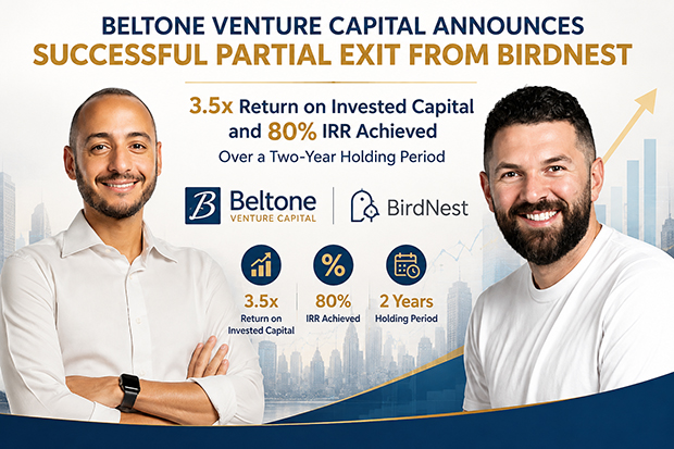 Beltone Venture Capital Announces Successful Partial Exit from BirdNest
